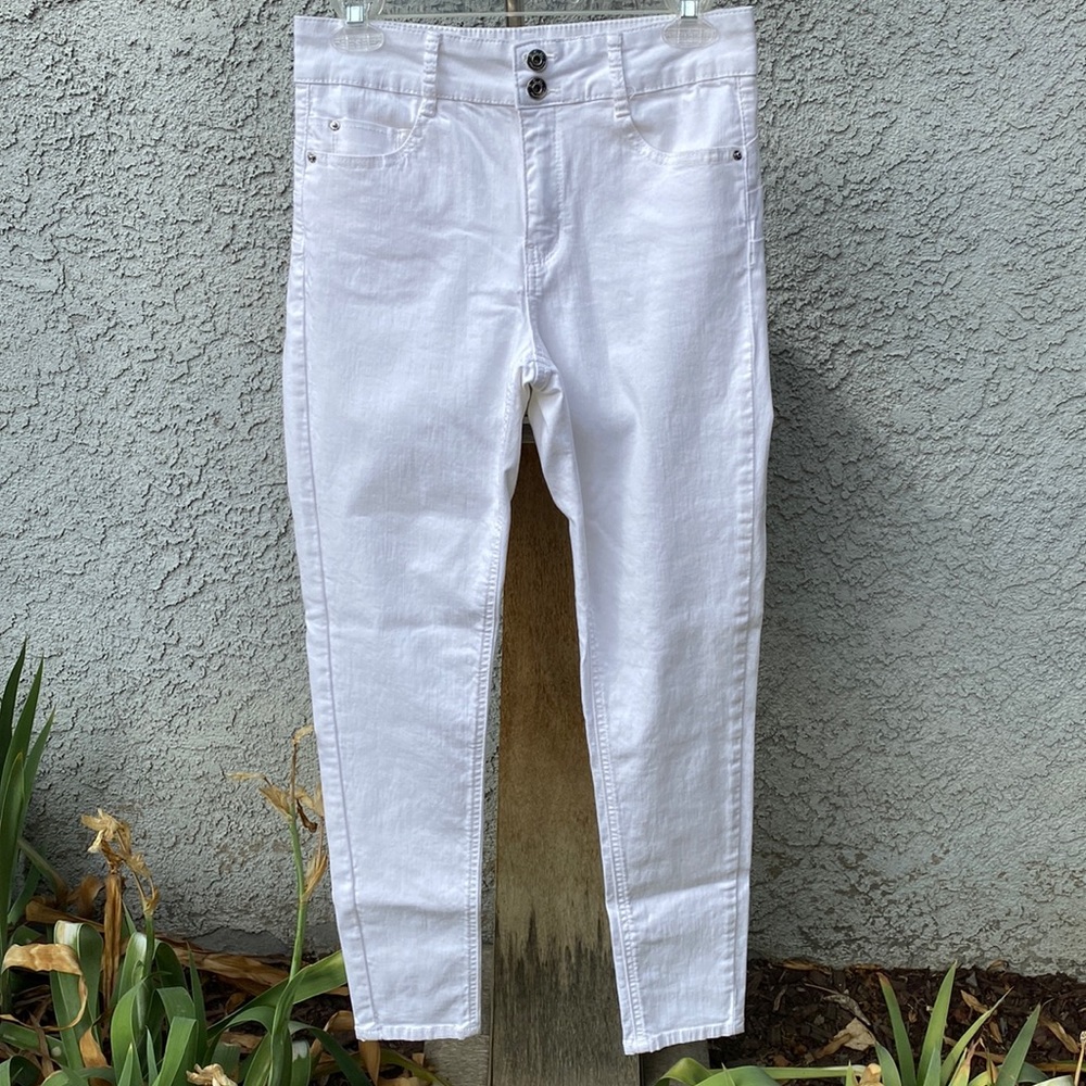 Don’t call me jennyfer push up high rise white skinny jeans pants